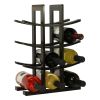 12 Bottle Wine Rack in Dark Espresso Finish Bamboo
