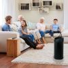 Black 13 Gallon Kitchen Trash Can with Touch Free Motion Sensor Lid
