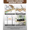 Rectangular 23.5 inch Metal Wood Ceiling Mounted Kitchen Pot Rack