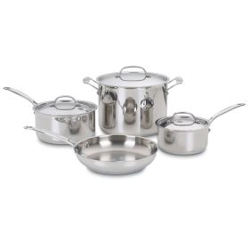 7 Piece Oven Safe Stainless Steel Cookware Set