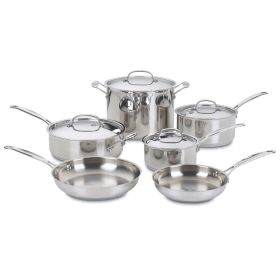 10 Piece Stainless Steel Cookware Set