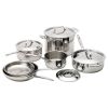 10 Piece Stainless Steel Cookware Set