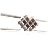 White 5 Piece Wall Mounted Wine Rack Set with Storage Shelves