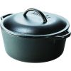 5 Piece Cast Iron Cookware Set with Dutch Oven Griddle and Skillets Made in USA