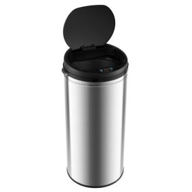 8 Gallon Stainless Steel Motion Sensor Trash Can Kitchen Home Office Waste Bin