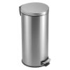 8 Gallon Round Stainless Steel Step Trash Can Kitchen Bathroom Home Office