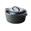 5 Quart Black Cast Iron Dutch Oven with Lid for Oven Stove Grill or Campfire
