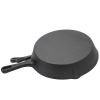 3 Piece Cast Iron Cookware Set with 8 inch 6 inch and 10 inch Skillet Frying Pan