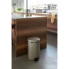 Stainless Steel 3 Gallon Kitchen Trash Can with Step on Lid in Champagne Gold