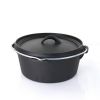5 Piece Cast Iron Cookware Set with Dutch Oven Griddle and 2 Skillets