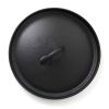 5 Piece Cast Iron Cookware Set with Dutch Oven Griddle and 2 Skillets
