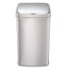 Silver 13 Gallon Stainless Steel Kitchen Trash Can with Motion Sensor Lid