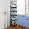65 inch Freestanding Heavy Duty Corner Pot Rack 6 Tier Kitchen Shelf