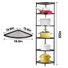 65 inch Freestanding Heavy Duty Corner Pot Rack 6 Tier Kitchen Shelf