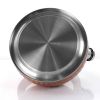 3 Liter Stainless Steel Whistling Teapot Kettle in Copper
