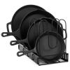 12 Piece Cast Iron Cookware set with Dutch Oven Frying Pan Skillet and Pizza Pan